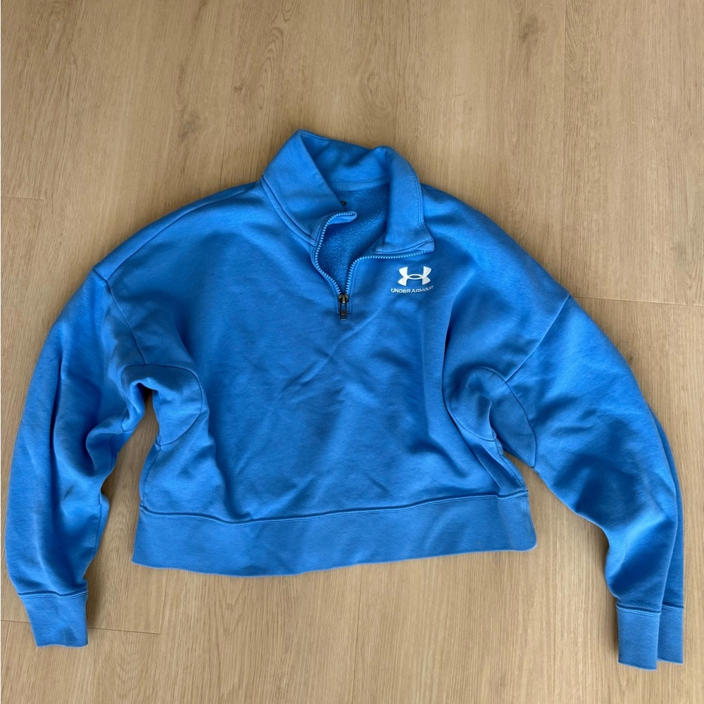 Under Armour Blue Fleece Pullover